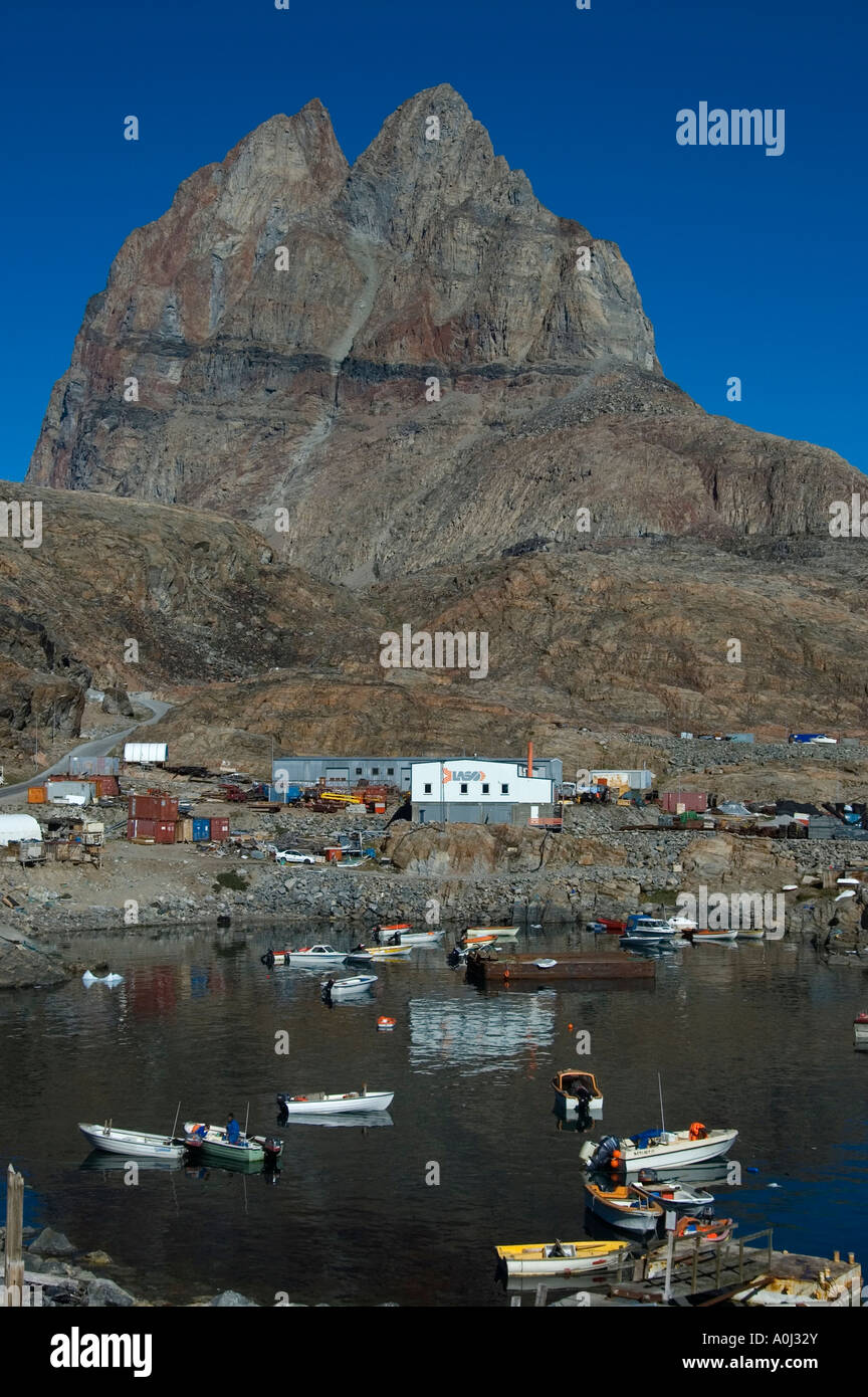 Umanak mountain, Greenland Stock Photo