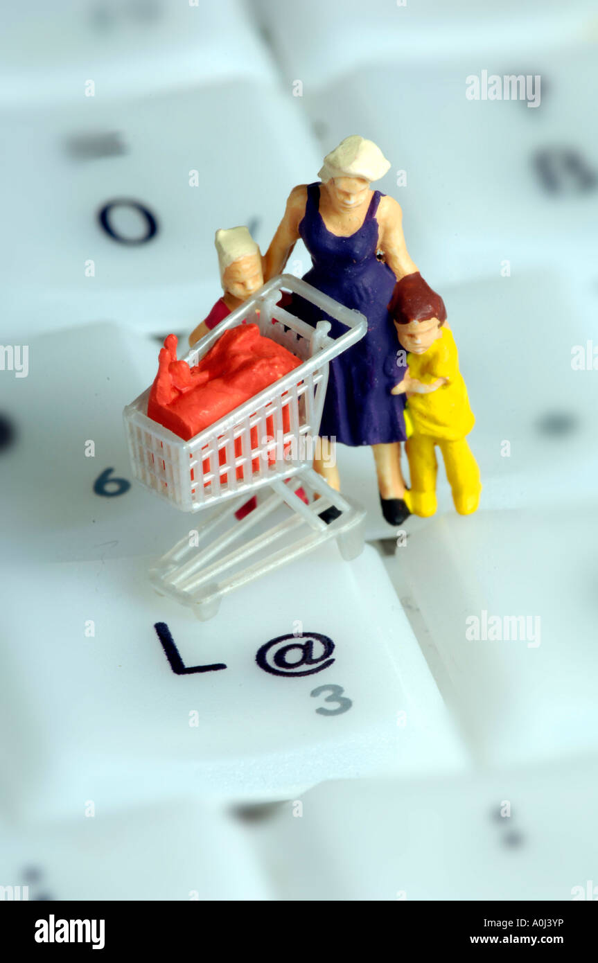 Online Shopping Stock Photo