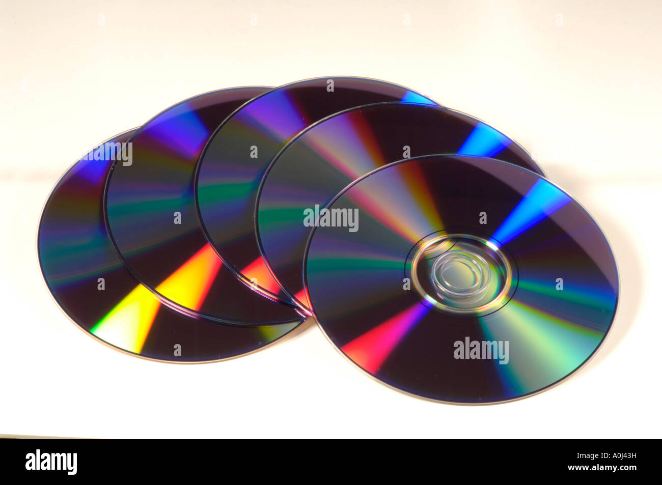 Blank DVDs / CDs Stock Photo Alamy