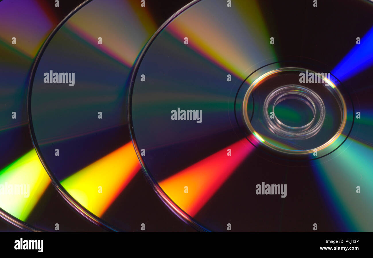 Blank DVDs / CDs Stock Photo Alamy
