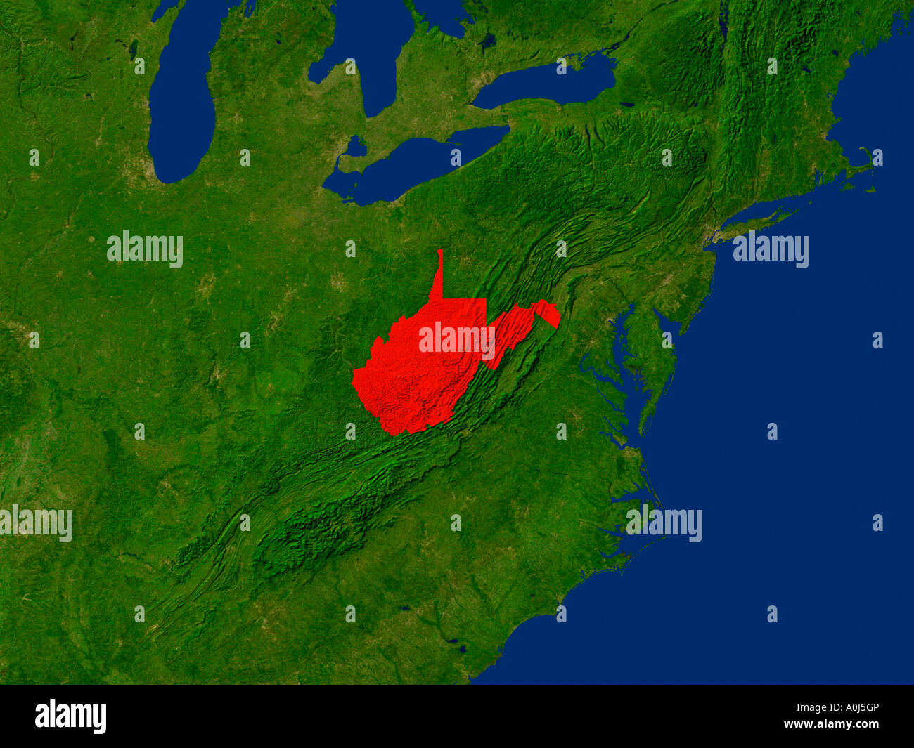 West Virginia Map Stock Photos & West Virginia Map Stock Images Alamy