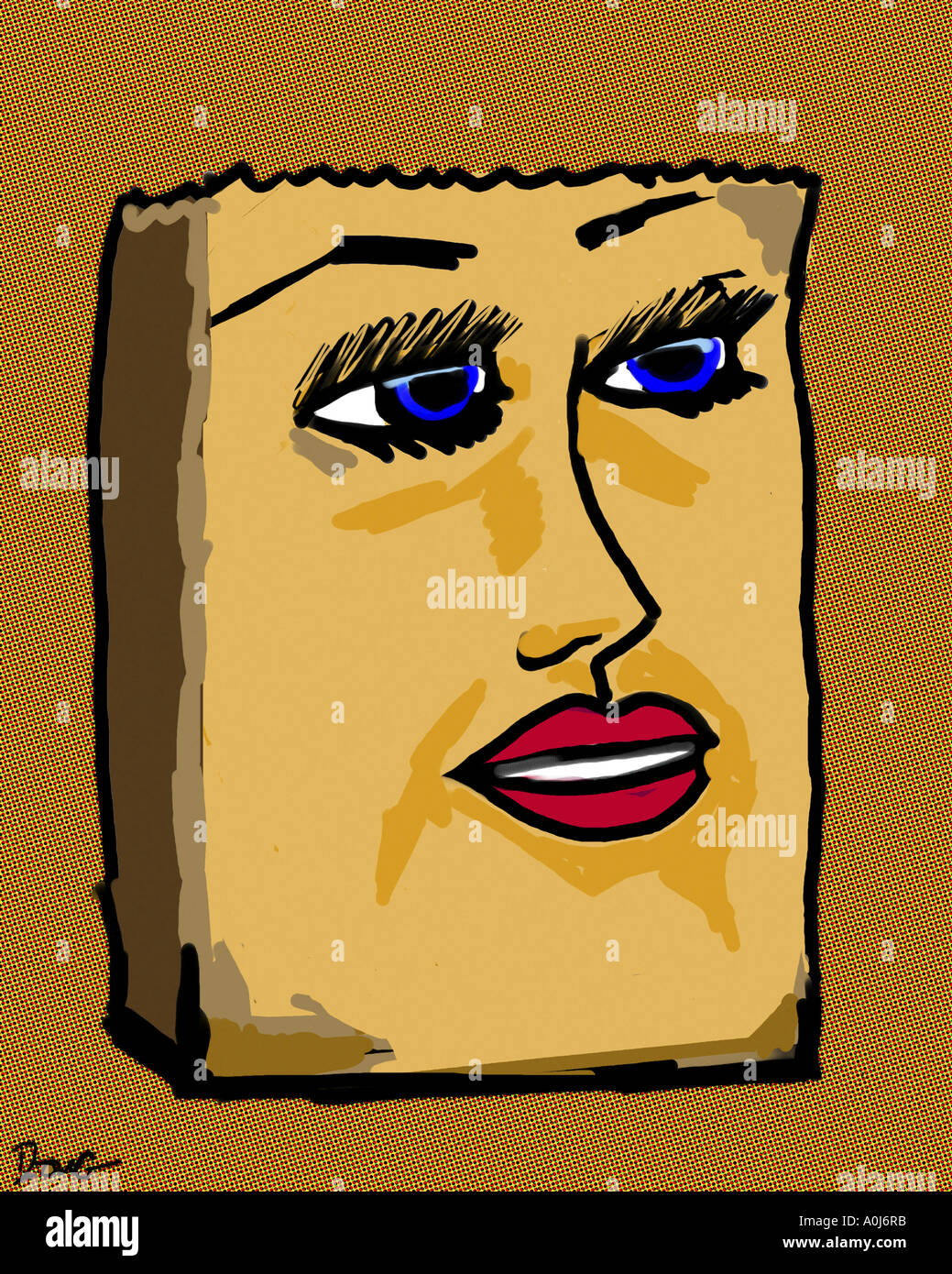 Bag Lady 2003 Diana Ong (b.1940 ChineseAmerican) Computer graphics