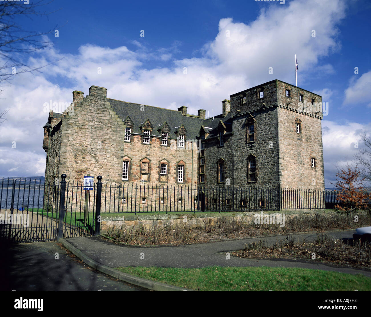 Newark Castle  Port Glasgow  Scotland Stock Photo