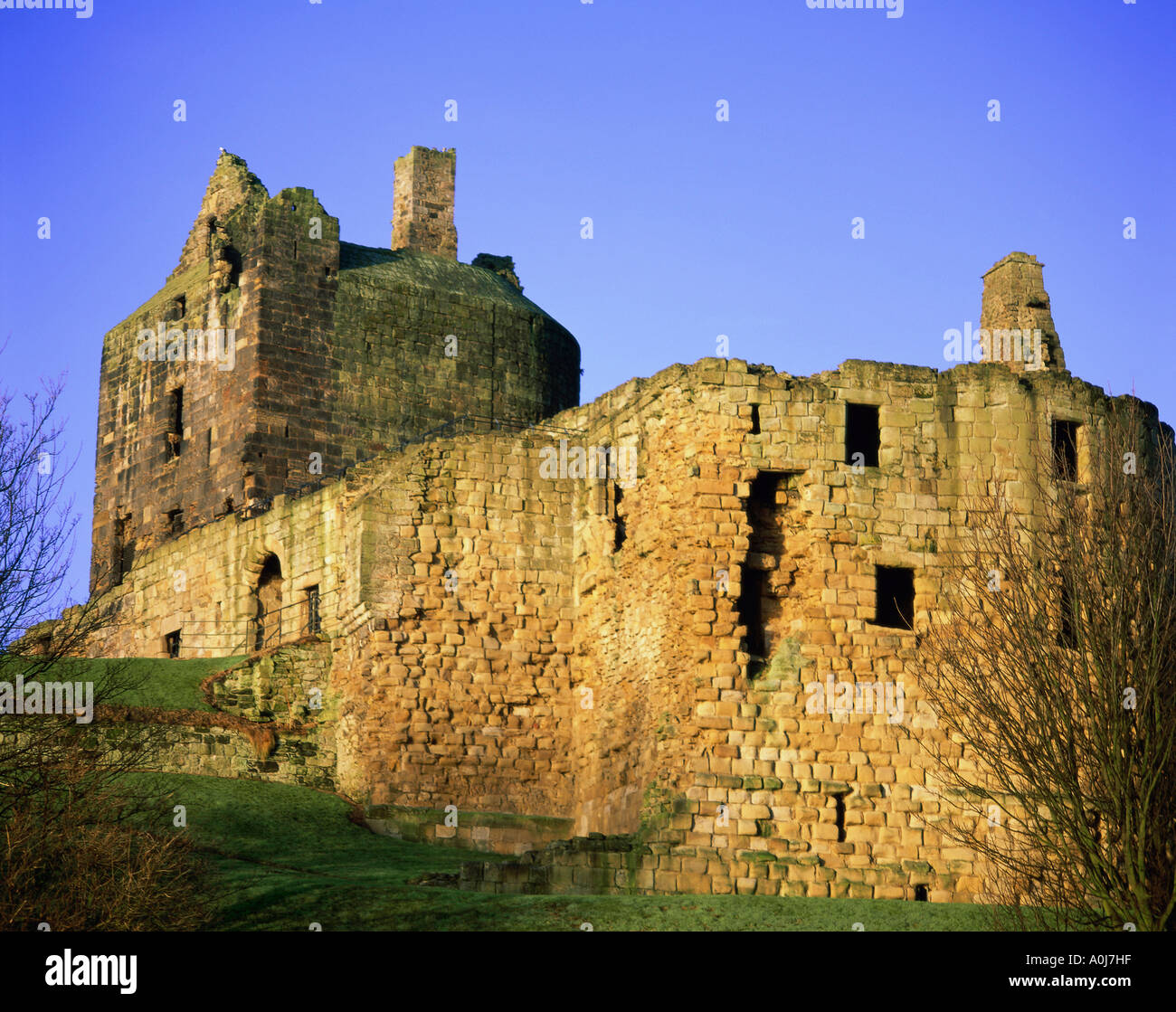 Ravenscraig Castle Kirkcaldy Scotland Stock Photo Alamy