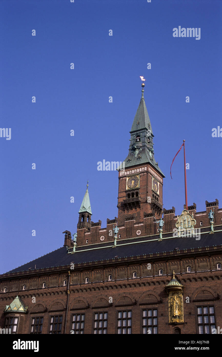 Town Hall Copenhagen Denmark Stock Photo - Alamy