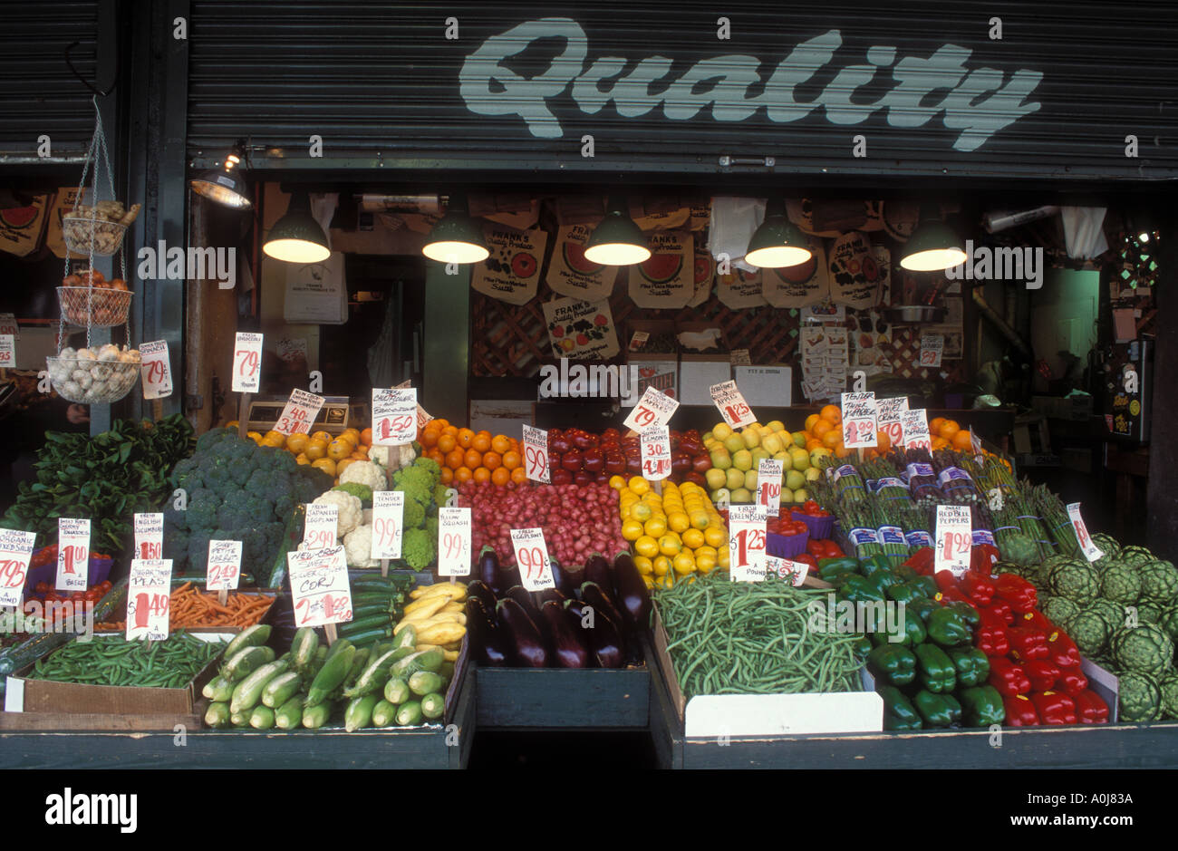 Frank s Quality Produce at Pike Place Public Market Seattle Washington