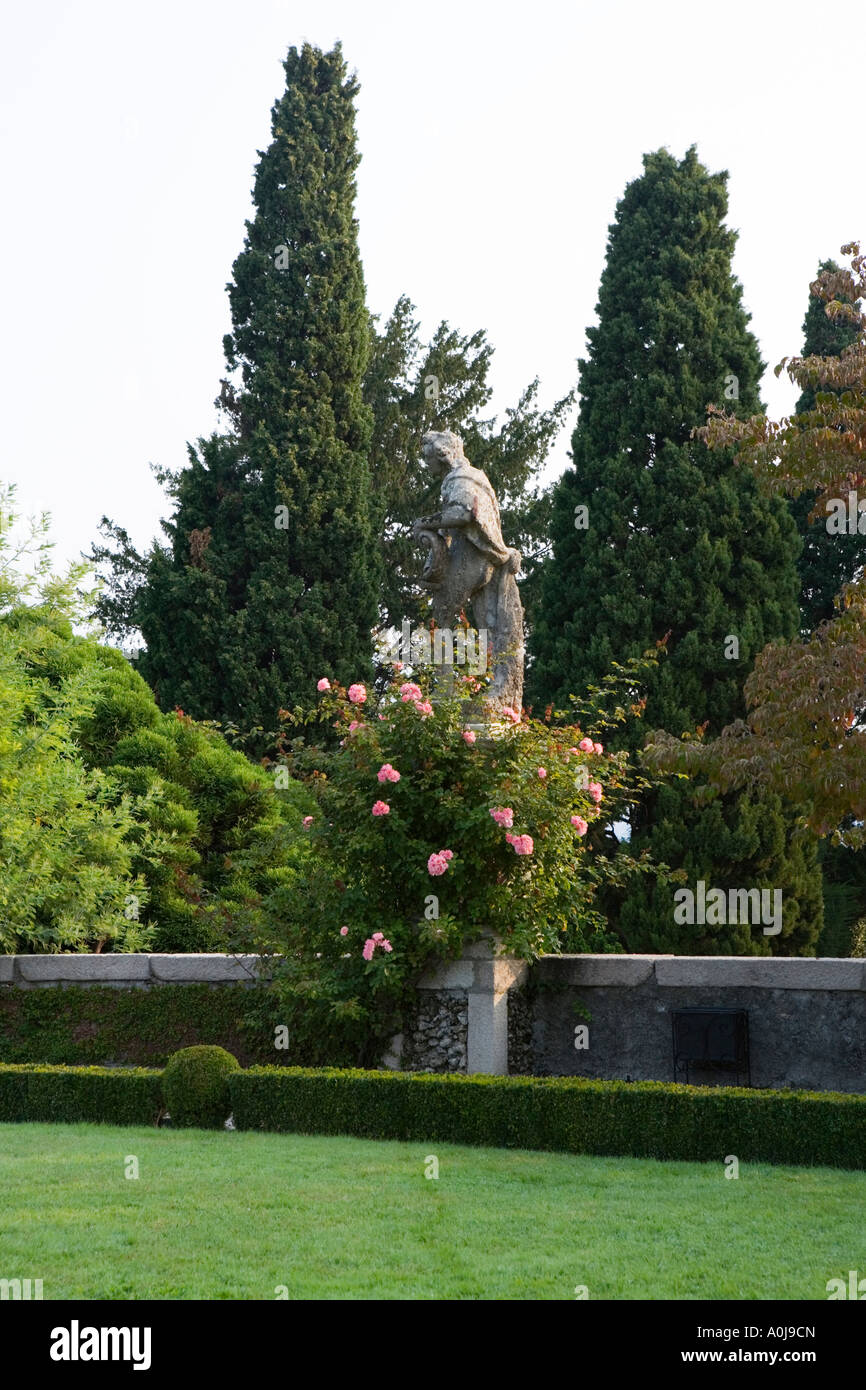 Isola Bella Lake Maggiore Piedmont Piemonte Italy One of the Borromean Islands famous for beautiful scenic view Stock Photo