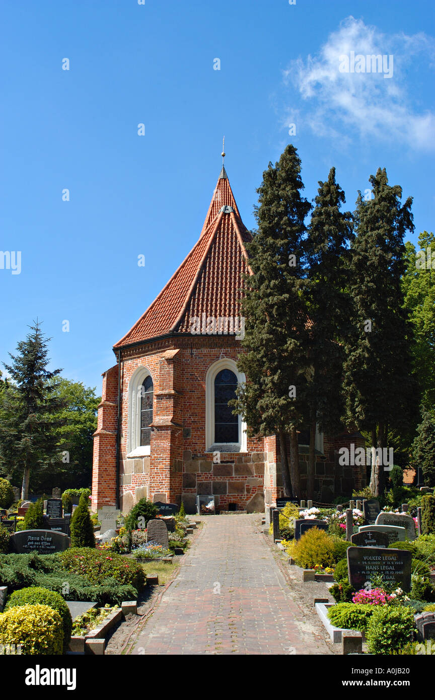 Church of Rastede in lower saxony Germany Stock Photo