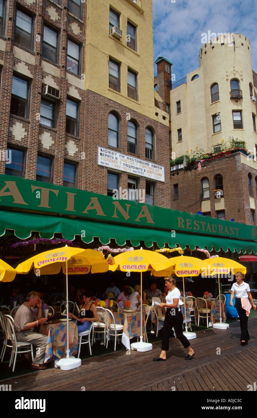 New York City,Brooklyn Borough,Brighton Beach,Russian owned Restaurants