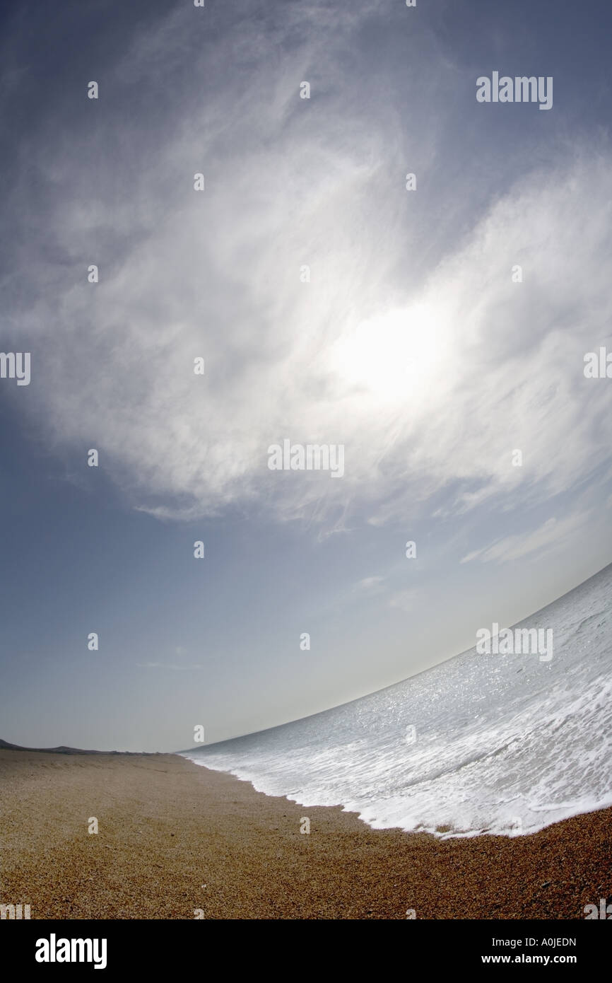 england dorset jurassic coast chesil beach west fleet west bexington