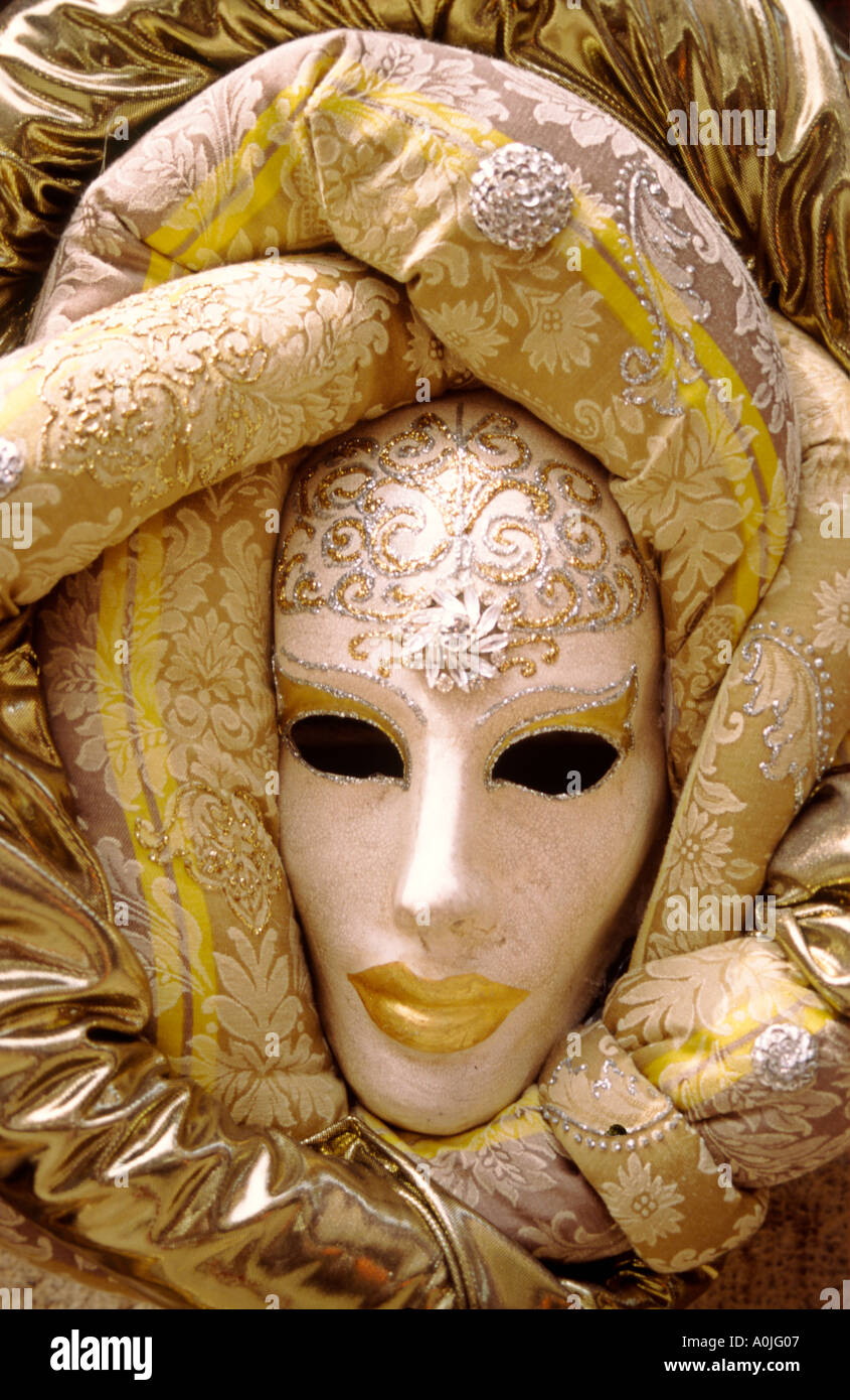 Italy Venice carnival masks Stock Photo