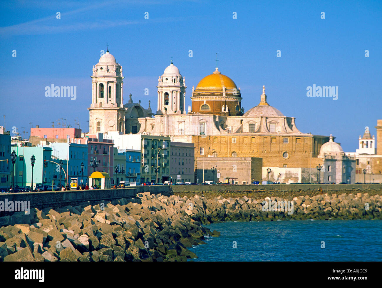 Spain Andalusia Cadiz cathedral Stock Photo