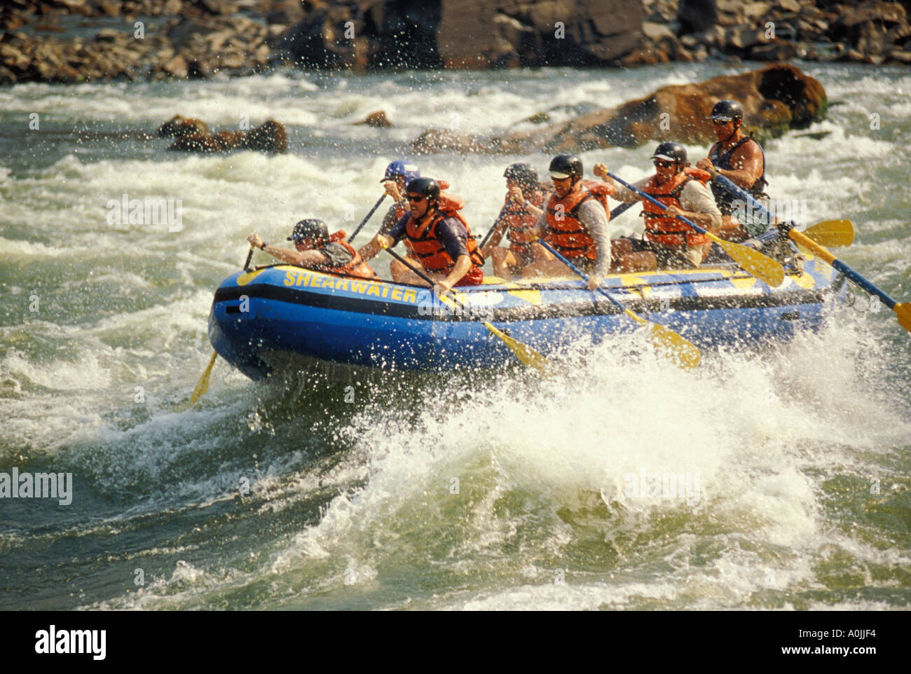 Whitewater raft guide hires stock photography and images Alamy