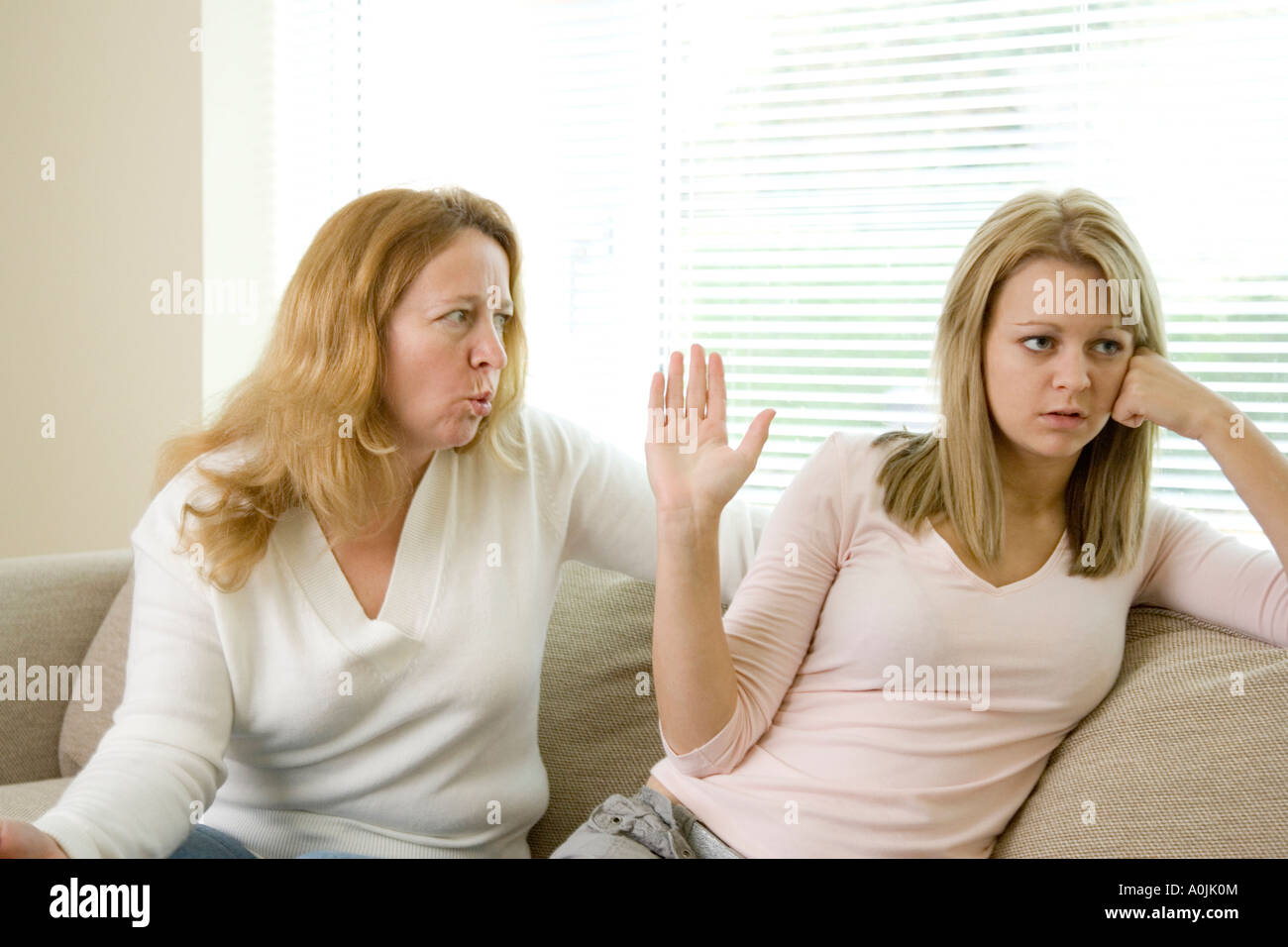 Mother and daughter arguing Mother and daughter arguing-3867