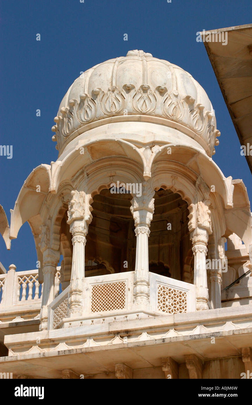 The white marble memorial of Jaswant Thada, Jodhpur, Rajasthan, India Stock Photo Alamy