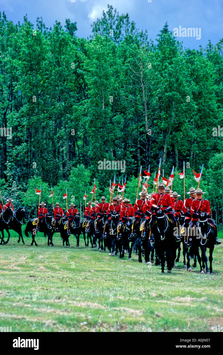 RCMP Musical Ride 10 Stock Photo Alamy