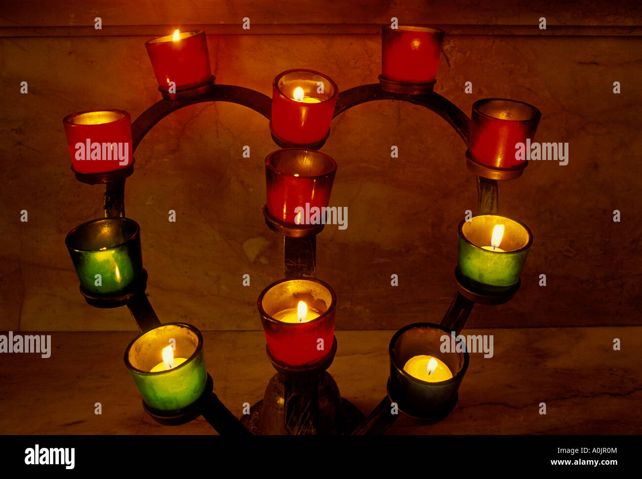 burning candles, candles, altar, Mission San Francisco de Asis, Mission