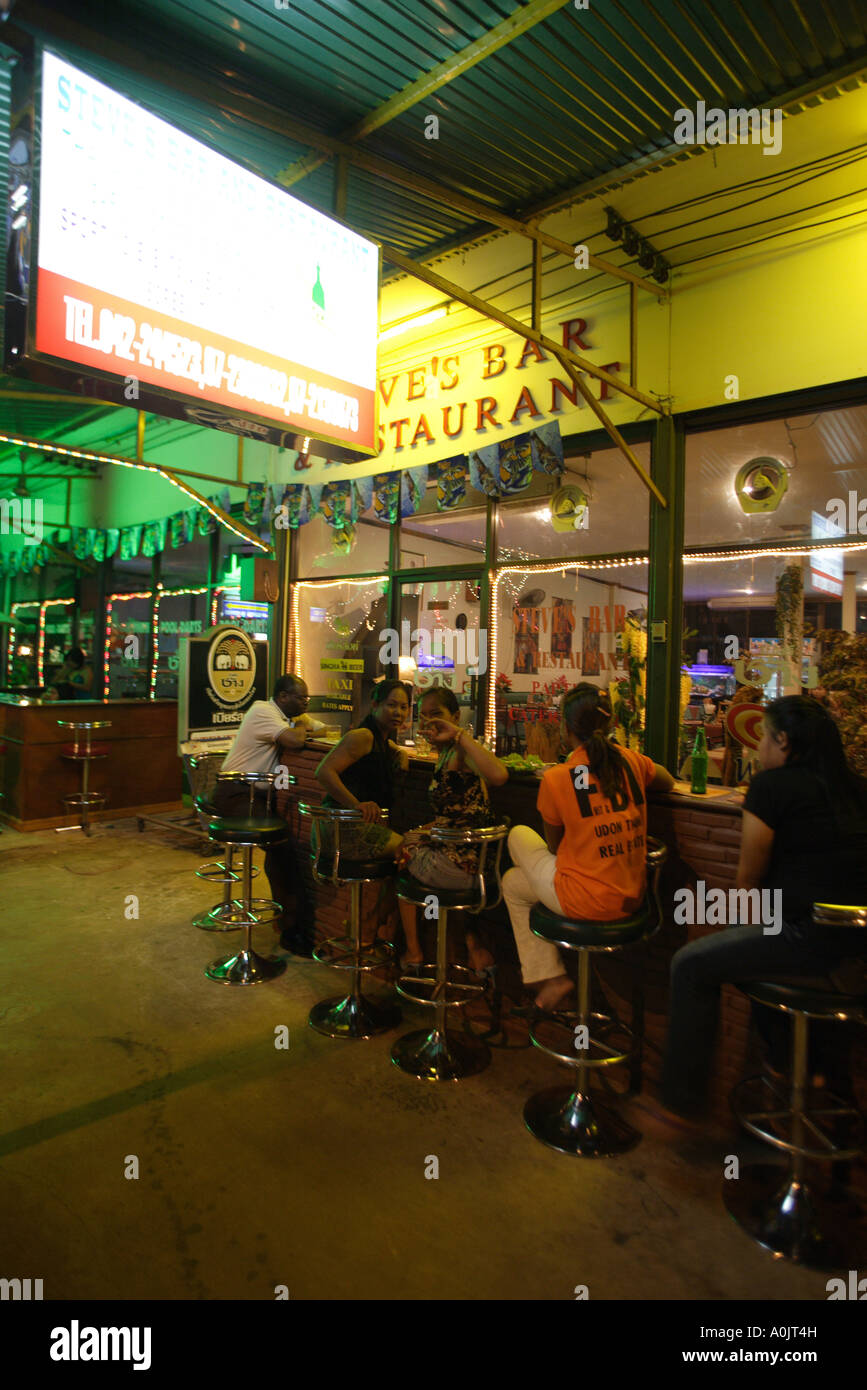 Steve s Bar in Udon Thani North East Thailand Stock Photo Alamy