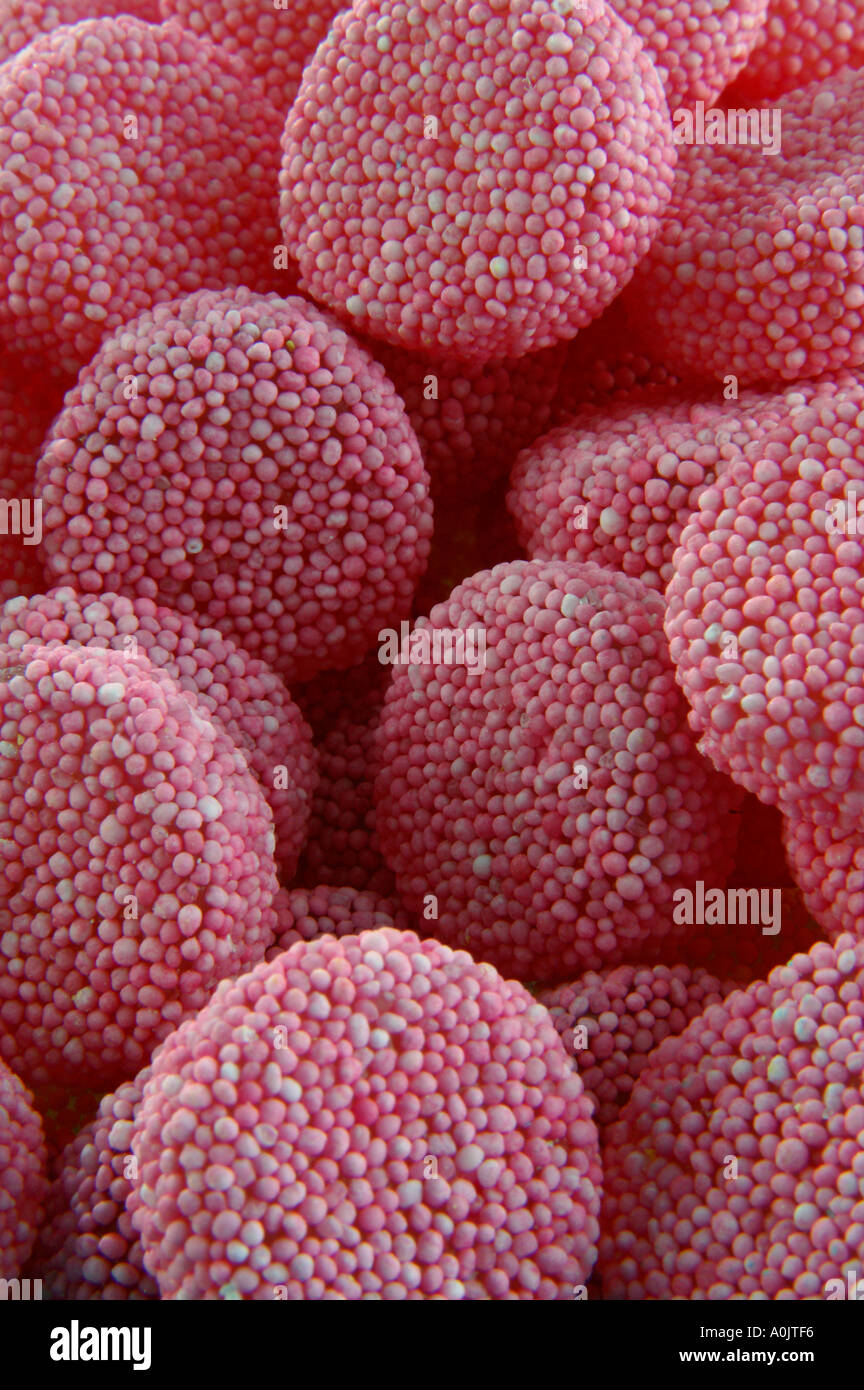 Pink coloured liquorice allsorts, invented by Basset's. Also known as