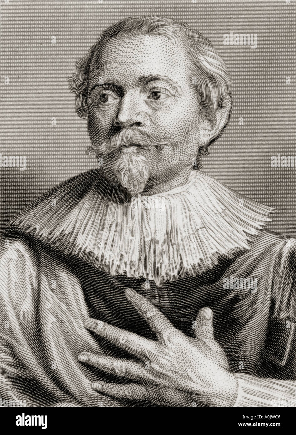 Jacob Jordaens, 1593 - 1678.  Flemish painter, draughtsman and tapestry designer. Stock Photo