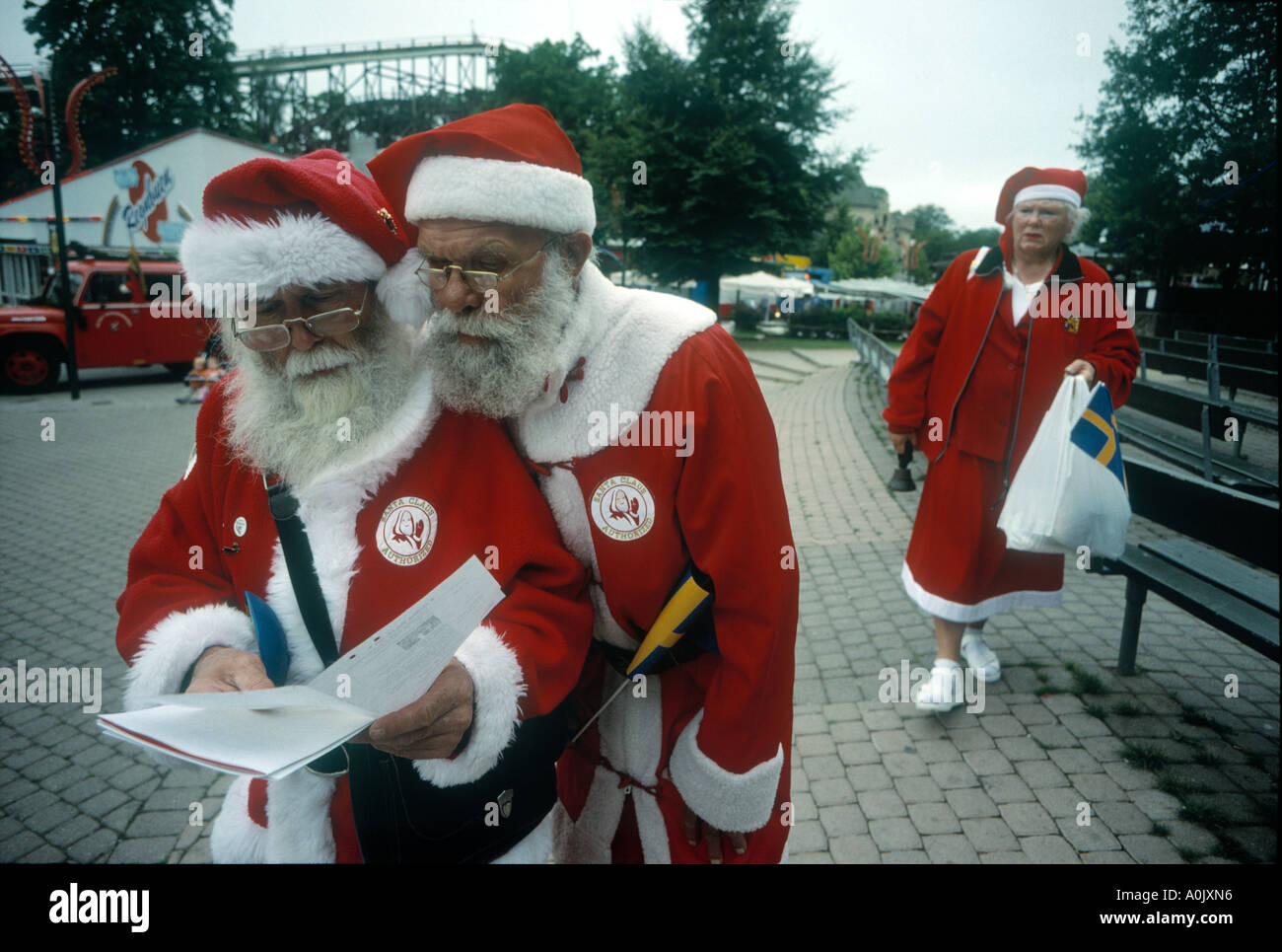 Santa Claus Conference Copenhagen Stock Photo Alamy