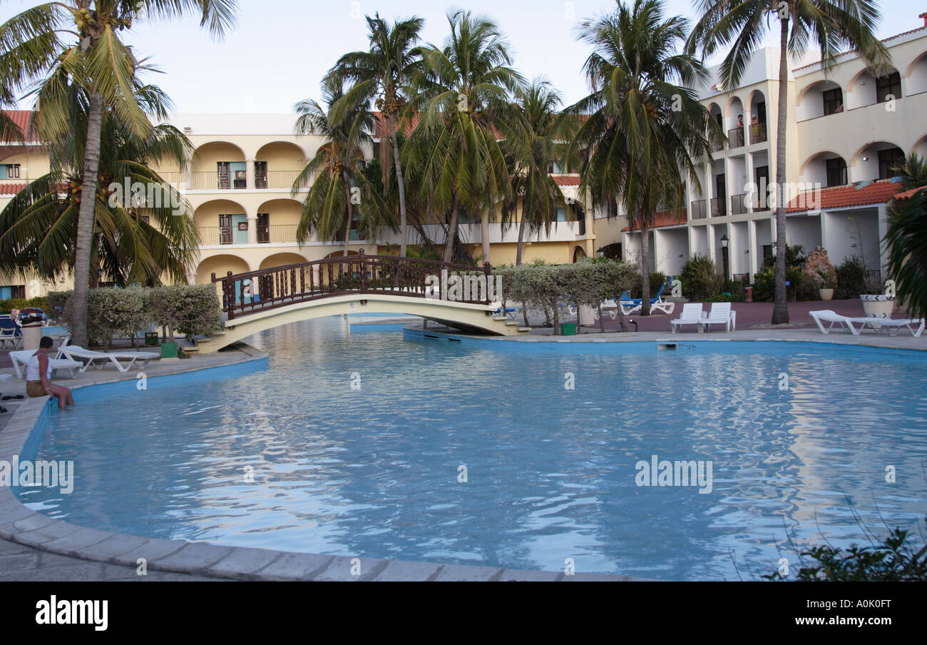 Hotel Cuatro Palmas Varadero Cuba Stock Photo