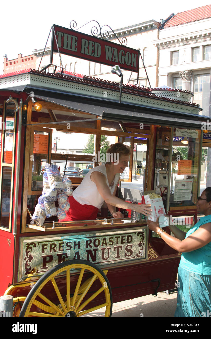 Ohio Erie County,Sandusky,Washington Park,Popcorn Wagon,The Red Wagon