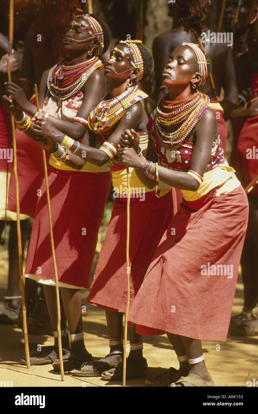 Samburu women dancing hi-res stock photography and images - Alamy