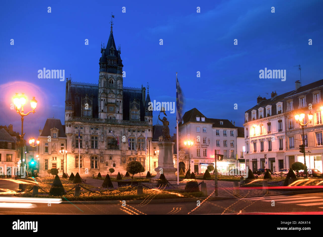 COMPIEGNE - TOWN-HALL - OISE - PICARDY - FRANCE Stock Photo