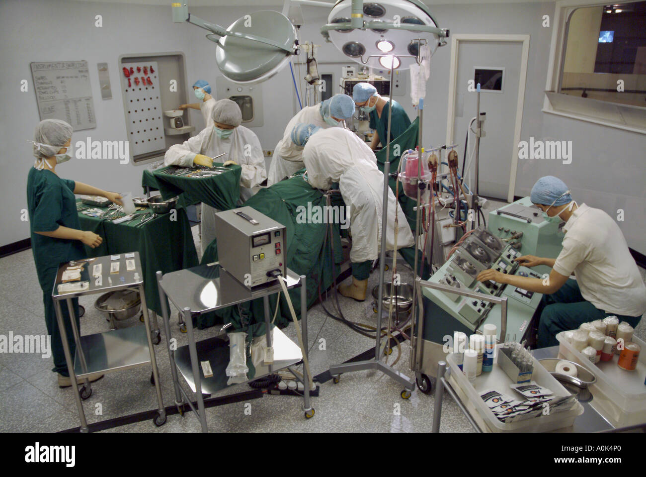 MODEL OPERATION ROOM IN SCIENCE MUSEUM LONDON UK Stock Photo - Alamy