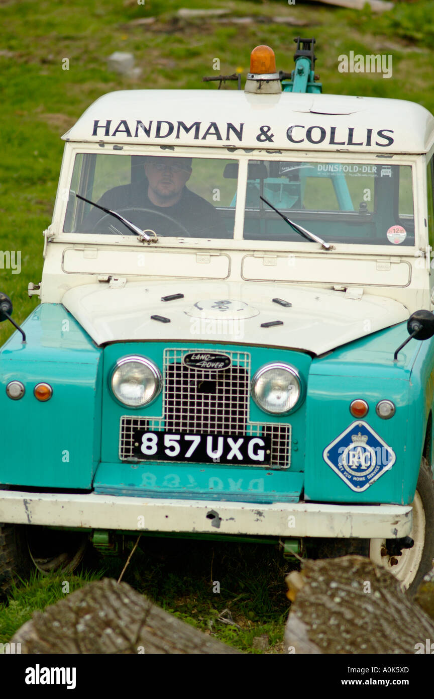 Front view of 1958 Diesel Land Rover Series 2 SWB 88 recovery truck ...