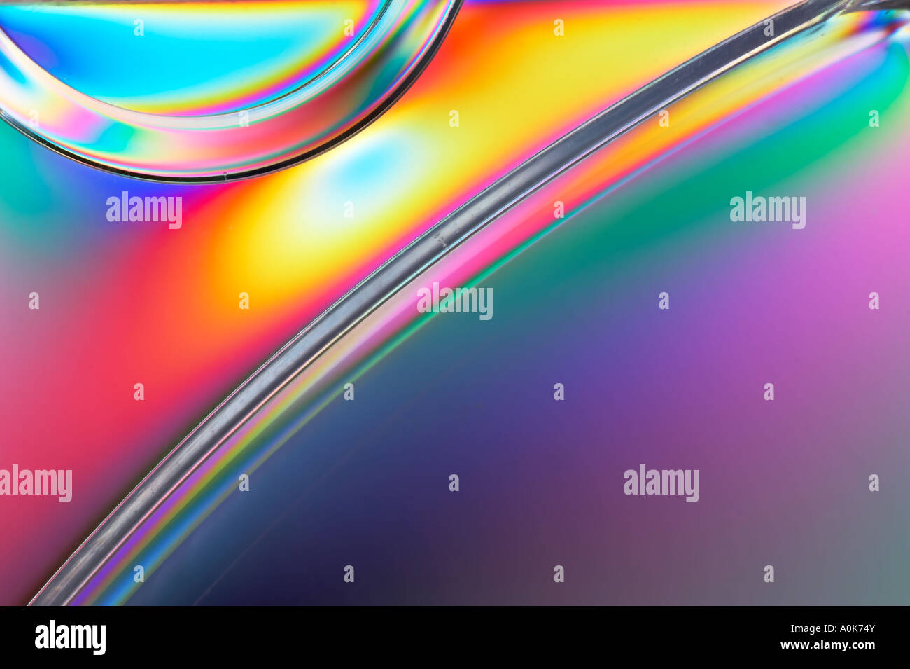 Cross Polarisation / Polarization Stock Photo