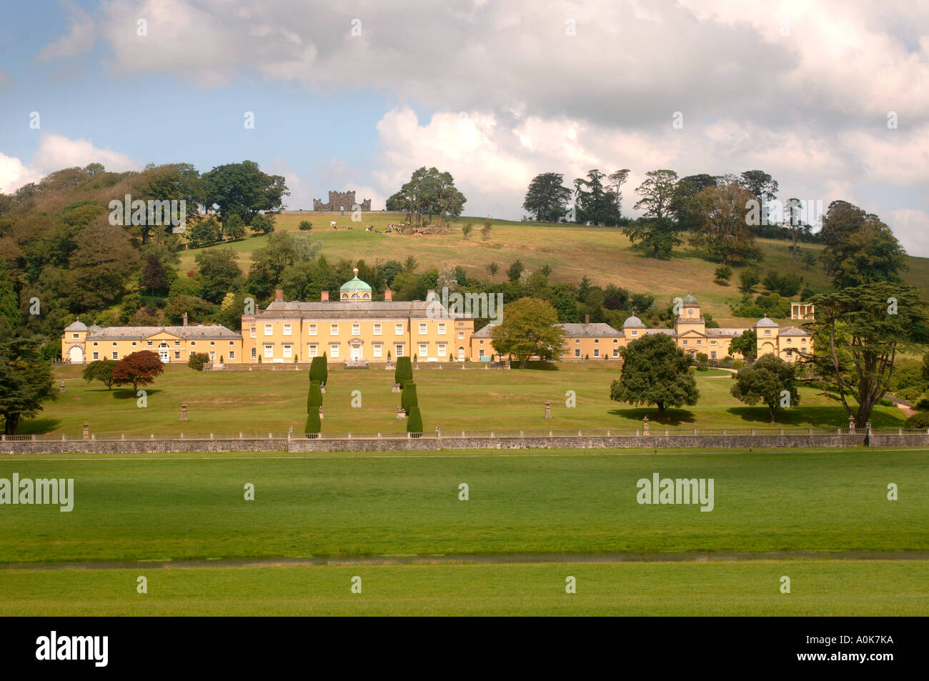 CASTLE HILL HOUSE AND GARDENS DEVON UK Stock Photo Alamy