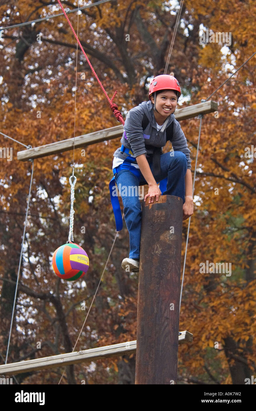 Leadership challenge course hi-res stock photography and images - Alamy