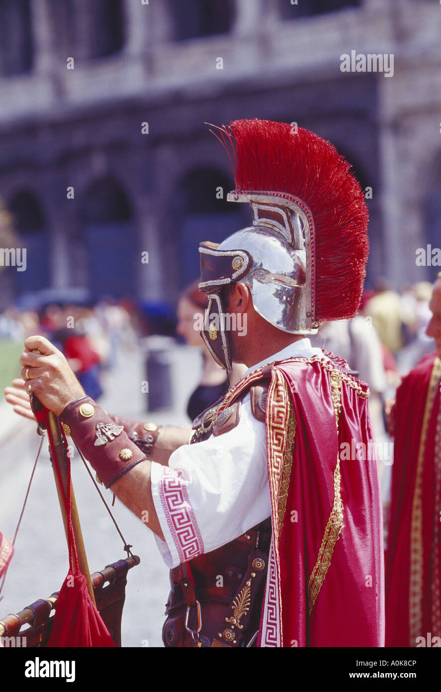 Rome, Colosseum Gladiators Stock Photo