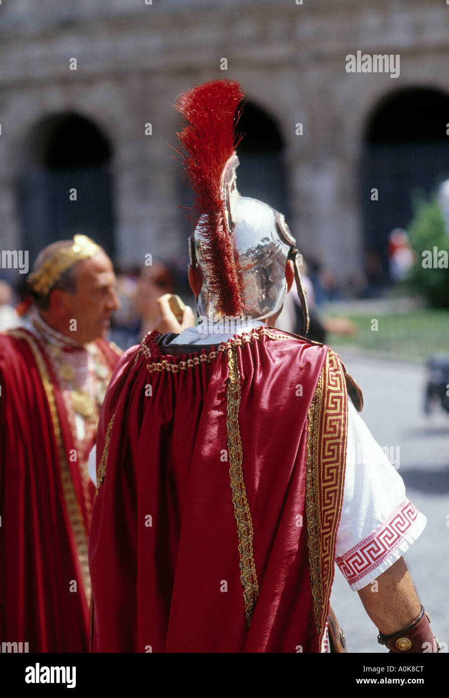 Rome, Colosseum Gladiators Stock Photo