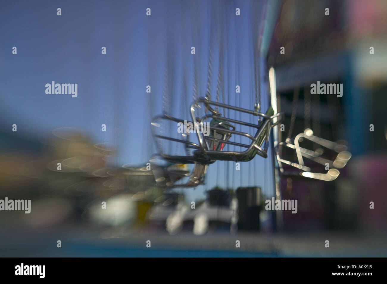 Theme park swing chair ride hi-res stock photography and images - Alamy