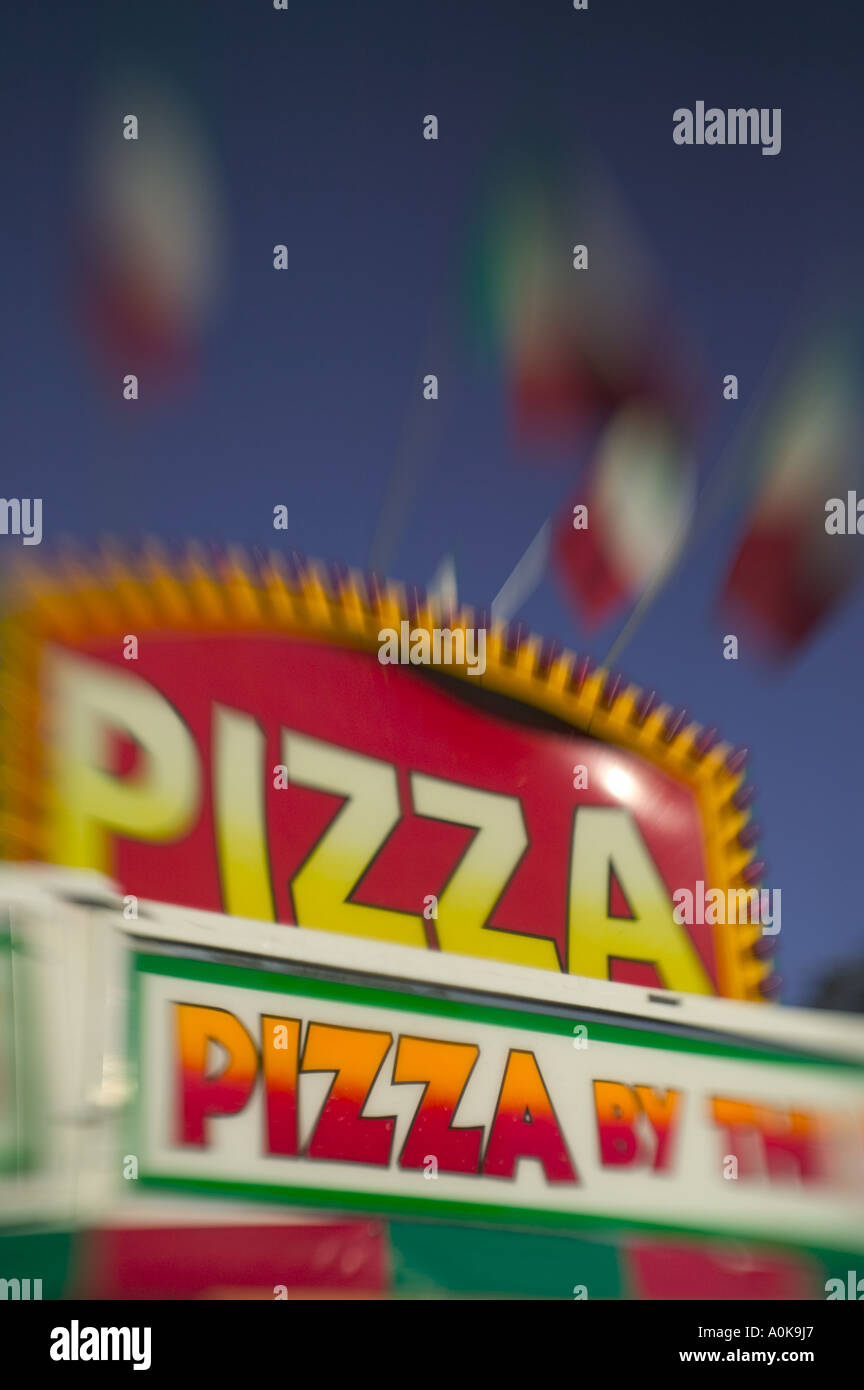 Pizza vendor Idaho Ada County USA United States Western Idaho Fair Stock Photo