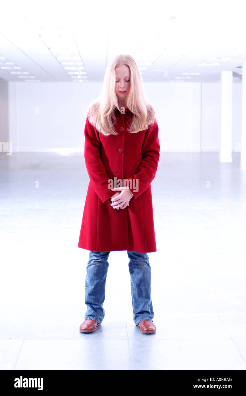 Blonde woman full body hi-res stock photography and images - Alamy