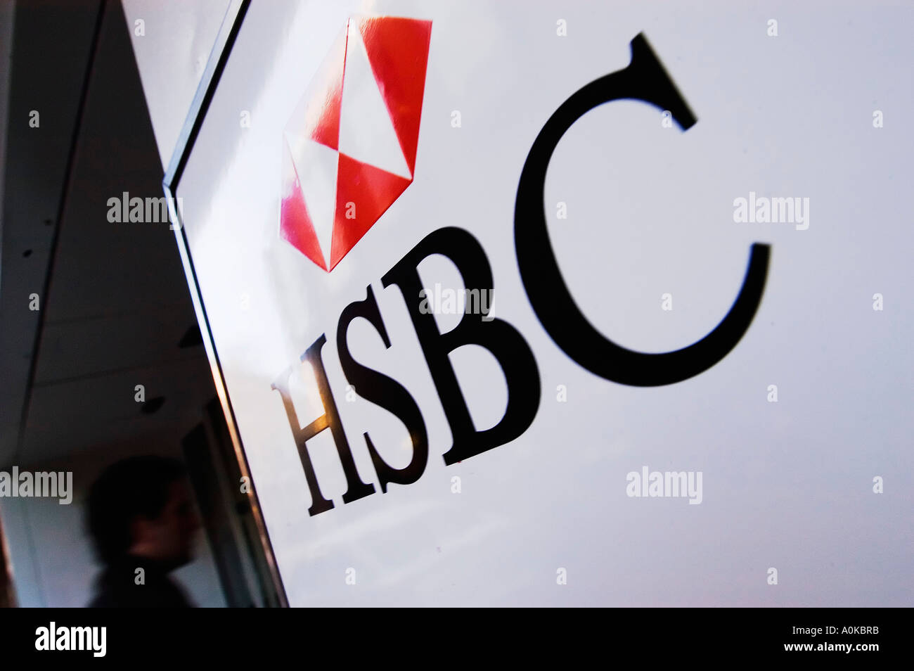 Front entrance of HSBC bank Stock Photo - Alamy