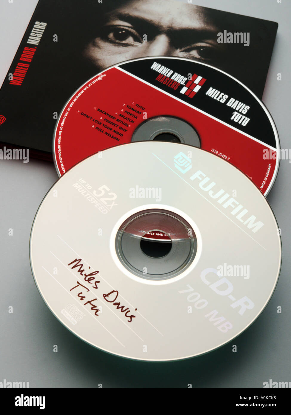 https://c8.alamy.com/comp/A0KCK3/famous-artist-cd-audio-music-recording-with-illegal-home-made-copy-A0KCK3.jpg