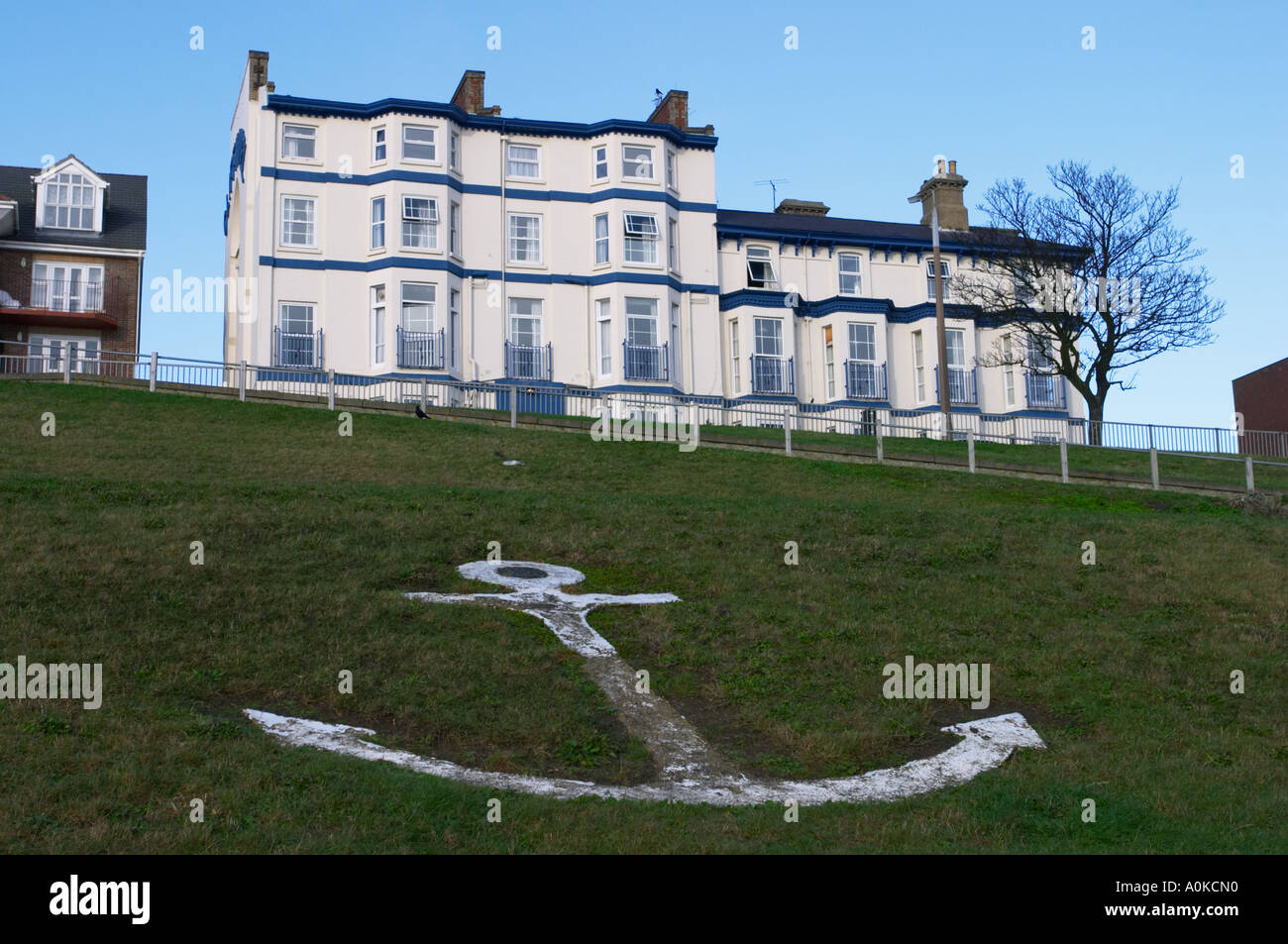 Cliff Hotel Dovercourt Harwich Essex England Stock Photo - 