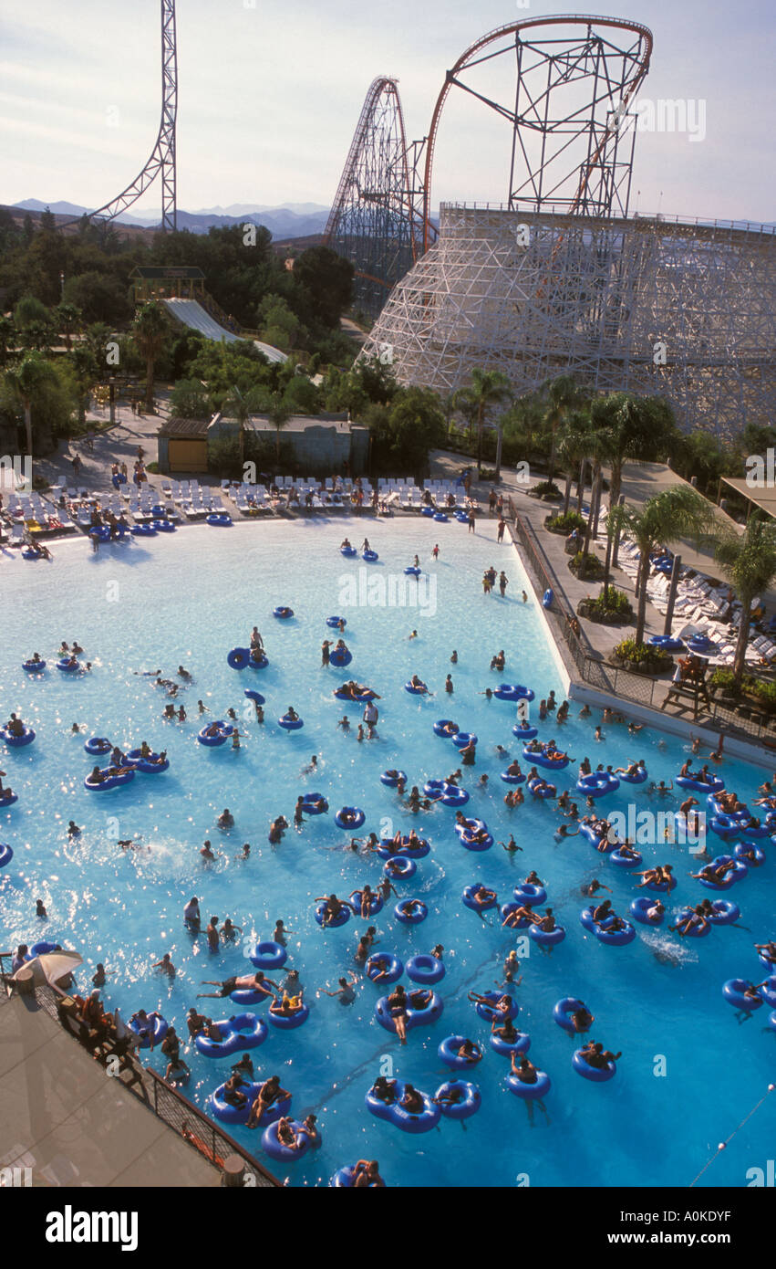 Six Flags Hurricane Harbor Water Park Valencia California United States of America North America USA Stock Photo