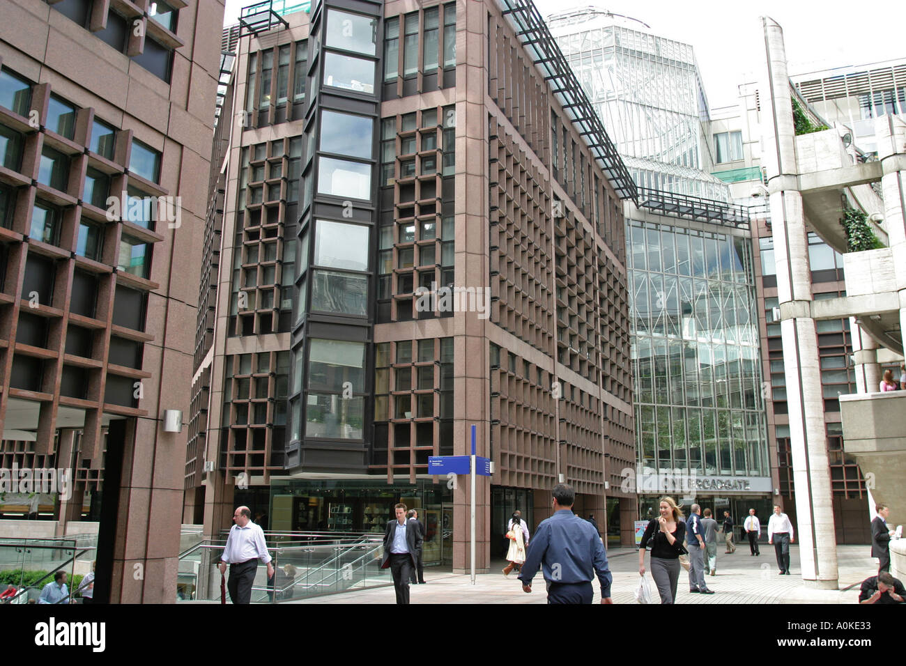 Modern City of London building Broadgate GB UK Stock Photo - Alamy