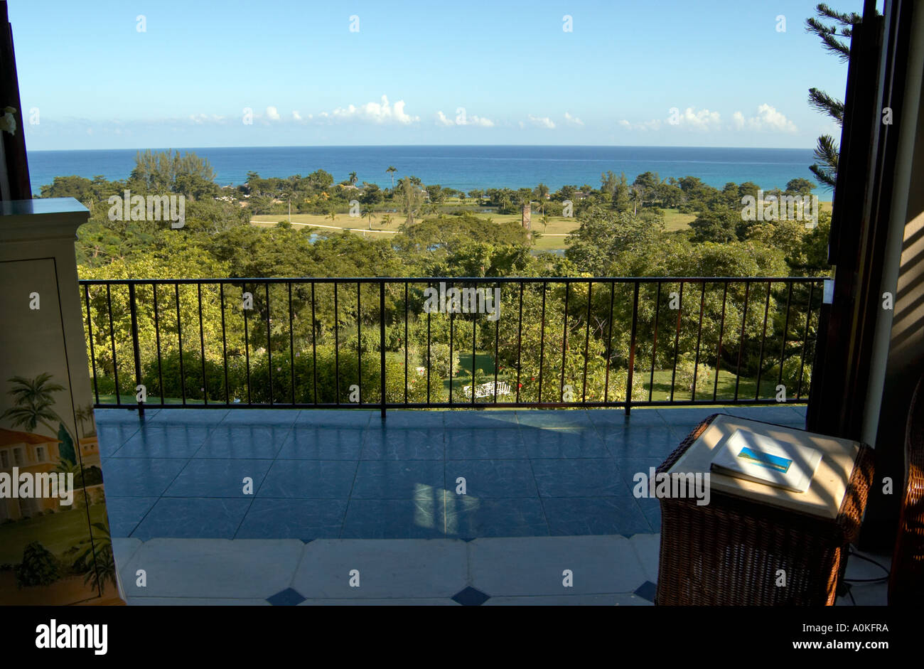 Pineapple House Private Villa Tryall Golf Resort Jamaica Stock Photo