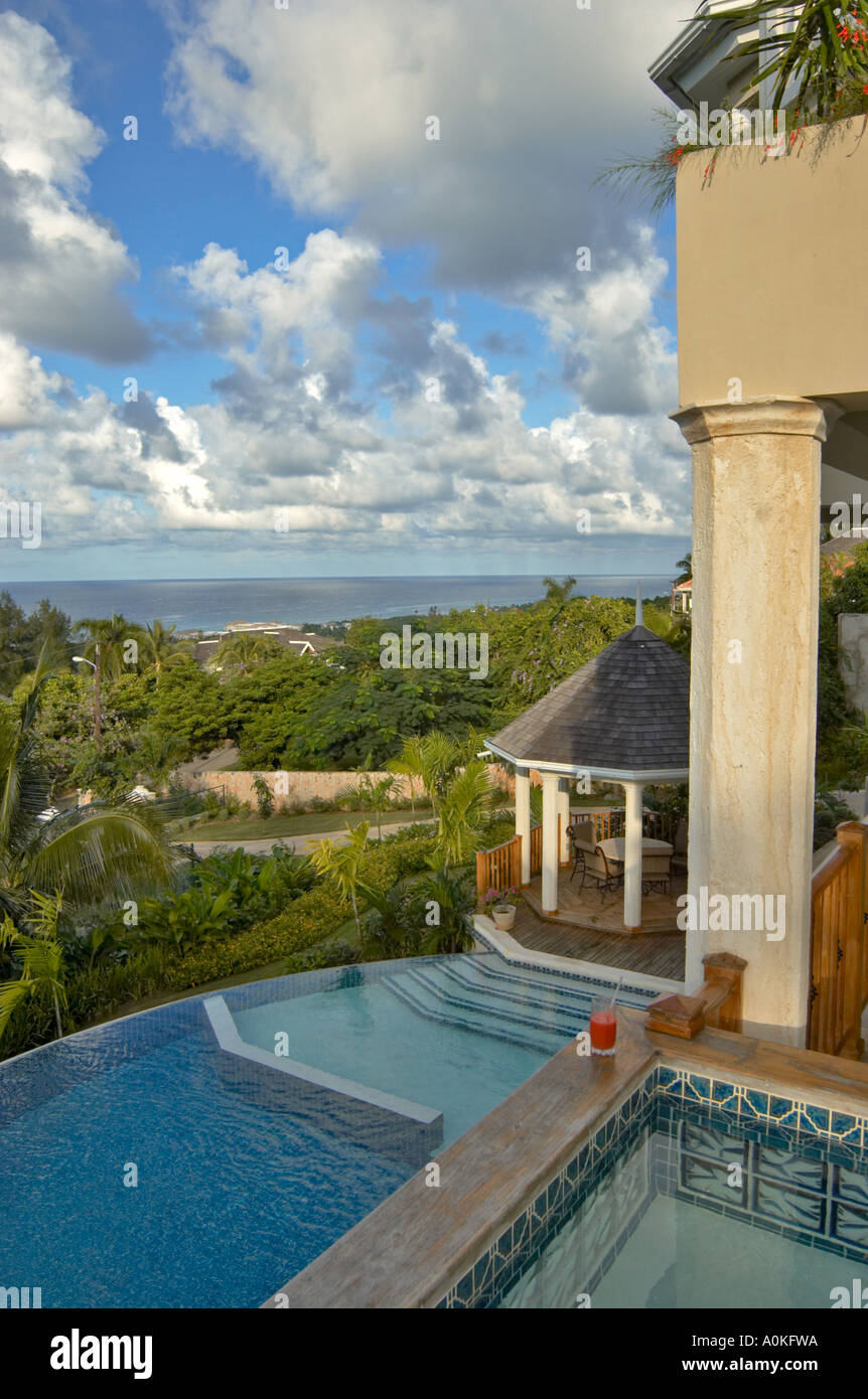 Belle Abri Private Villa Spring Farm Montego Bay Jamaica Stock Photo