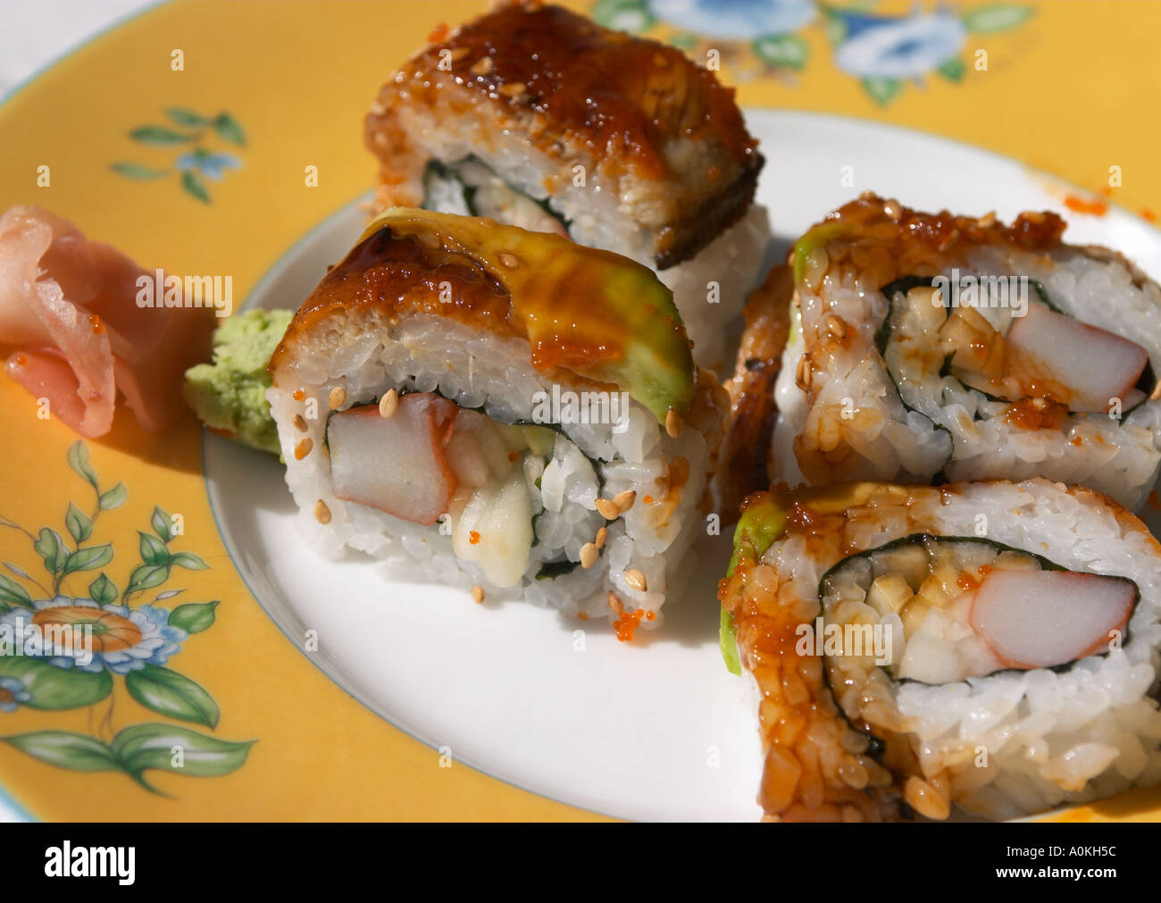 Yellow dragon roll hires stock photography and images Alamy