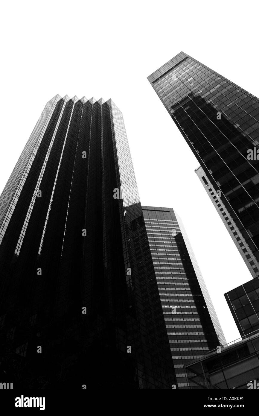 Shadows of skyscrapers Black and White Stock Photos & Images - Alamy