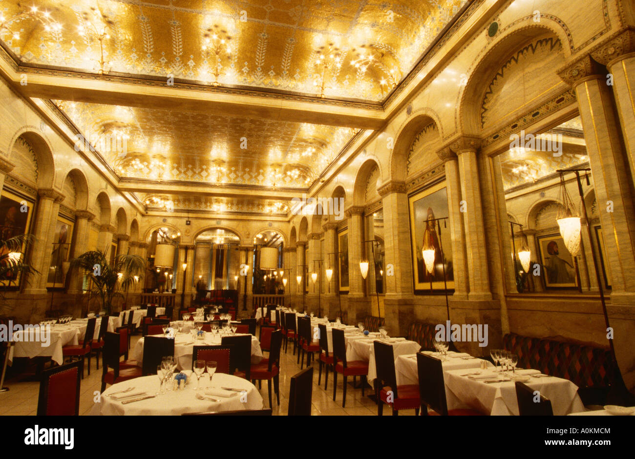 Criterion Brasserie restaurant on Piccadilly, London, England Stock Photo