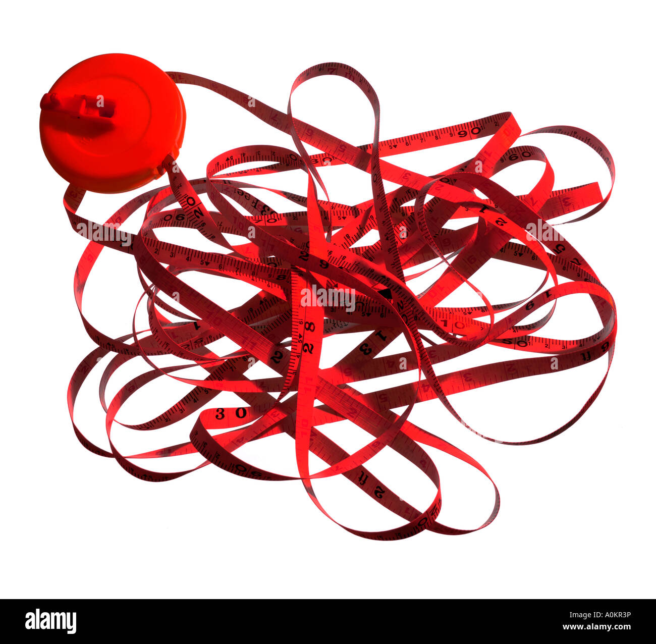 Red tape concept or metaphor Stock Photo